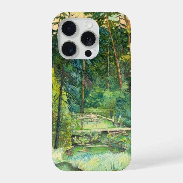 Wald iPhone Hülle (Rückseite)