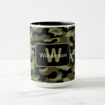 Wald-Khaki-Tarnung mit Personalisierung