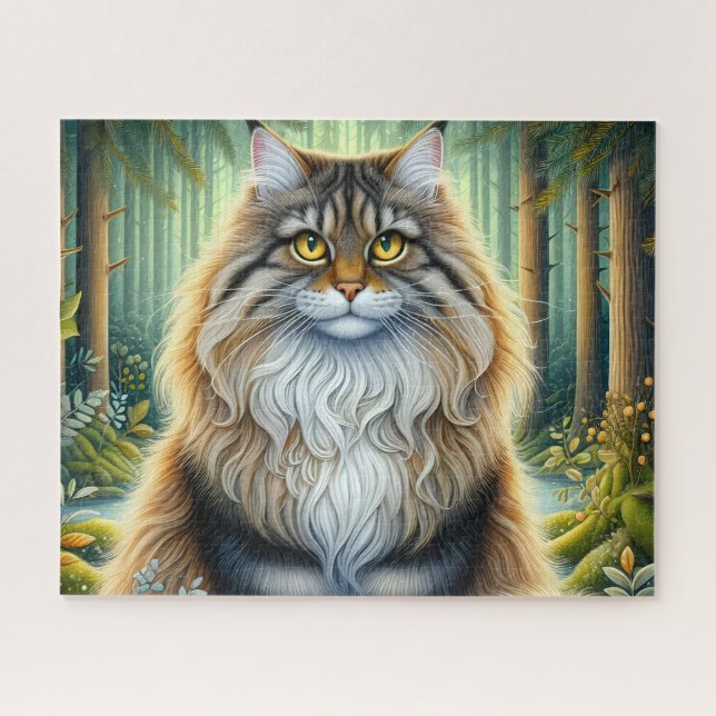Wald Maine Coon Katze (Horizontal)