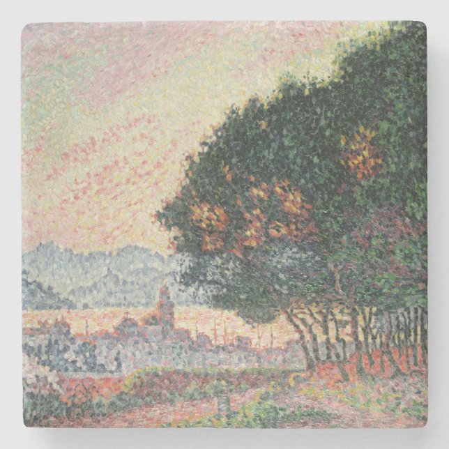 Wald nahe St Tropez, 1902 Steinuntersetzer (Vorderseite)