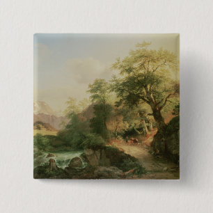 Wald nahe Wien, 1852 (Öl auf Leinwand) Button