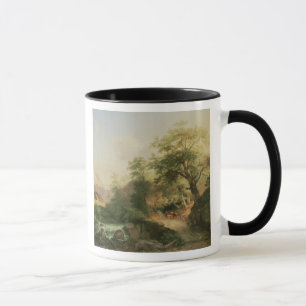 Wald nahe Wien, 1852 (Öl auf Leinwand) Tasse