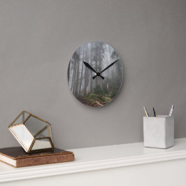 Wald Natur Runde Wanduhr