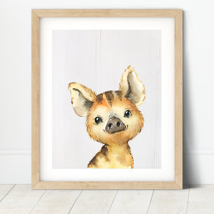 Wald-Nursery-Kunstprint mit Wildschwein Poster