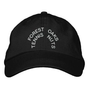 WALD OAKS TENNIS NUTS!! BESTICKTE BASEBALLKAPPE