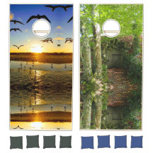 Wald- oder Shore Bag Toss (Cornhole) Spiel