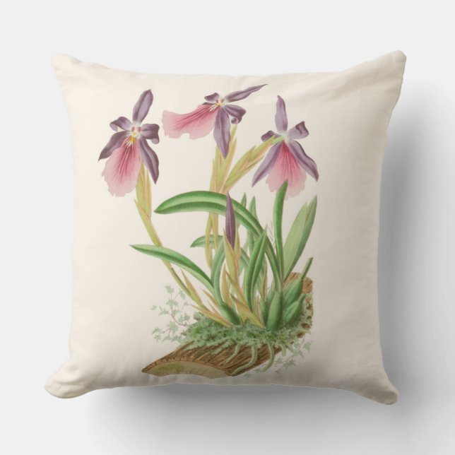 Wald-Orchideen Außenwirbelkissen Kissen (Vorderseite)