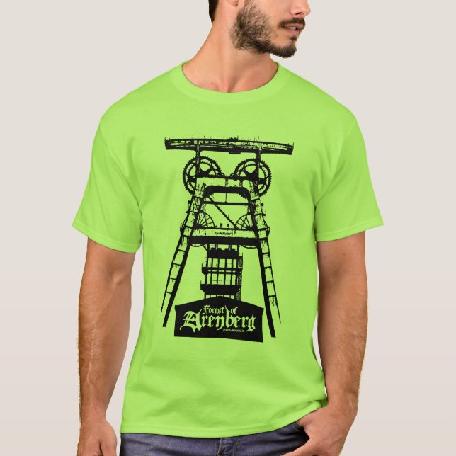 Wald Paris Roubaix von Arenberg T-Shirt (Vorderseite)