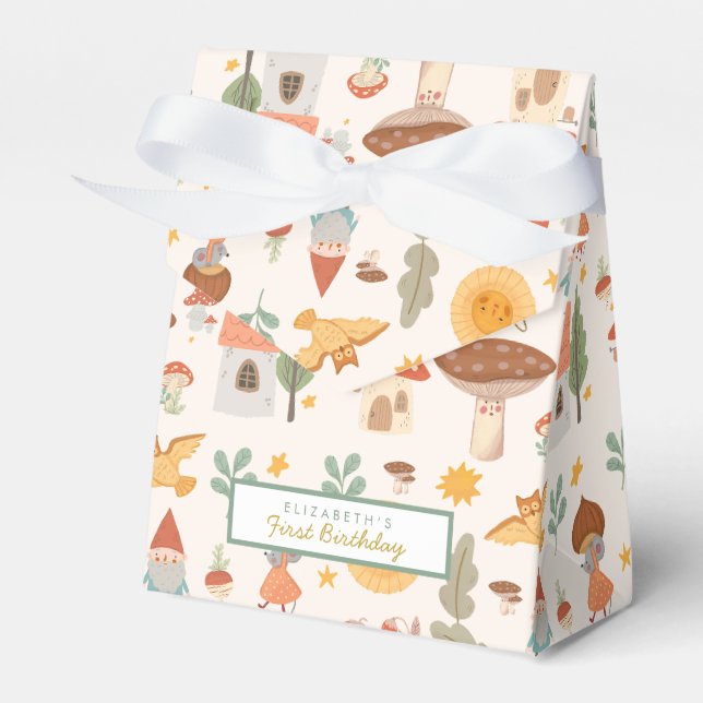 Wald-Pilz Geschenkschachtel (Vorderseite)
