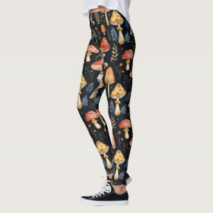 Wald-Pilz und Fern Leggings