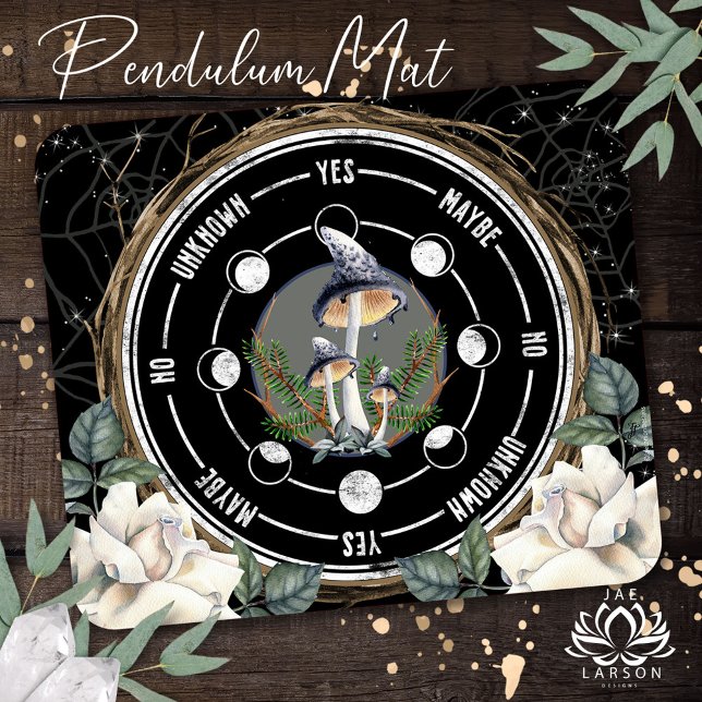 Wald Pilzsaal Fungi Forest Psychische Pendeln Mousepad (Von Creator hochgeladen)
