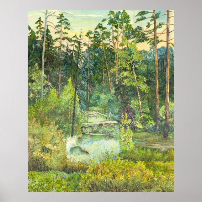Wald Poster (Vorne)