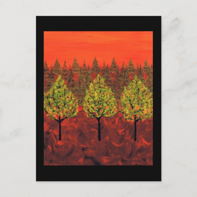 wald postkarte (Vorderseite)