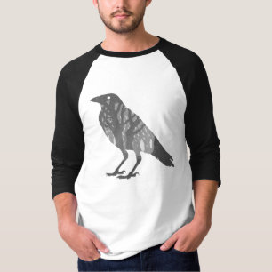 Wald-Raben-Silhouette T-Shirt