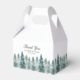 Wald Rustikale Wälder Bäume Pine Vielen Dank Geschenkschachtel