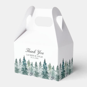 Wald Rustikale Wälder Bäume Pine Vielen Dank Geschenkschachtel