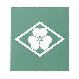 Wald-Sauerklee in Raute Notizblock