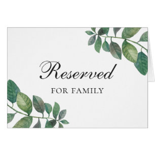 Wald-Sommerhochzeit. Botanisches Reserviert-Schild