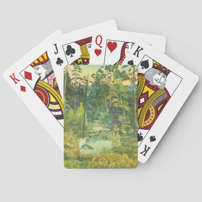 Wald Spielkarten (Rückseite)