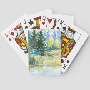 Wald Spielkarten