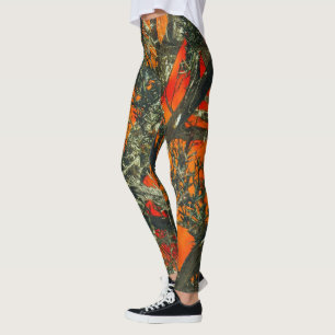 Wald-Tarnmuster Leggings