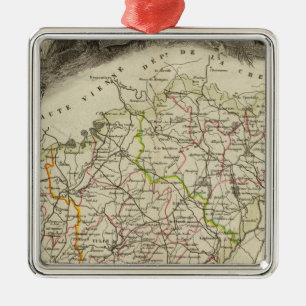 Wald und Landschaften Silbernes Ornament