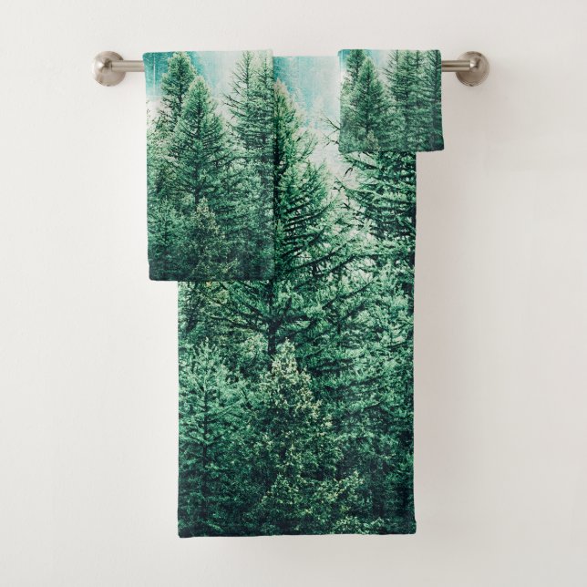Wald und Nebel Badhandtuch Set (Insitu)