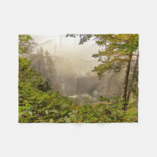 Wald- und Ozeanlandschaft Fleecedecke