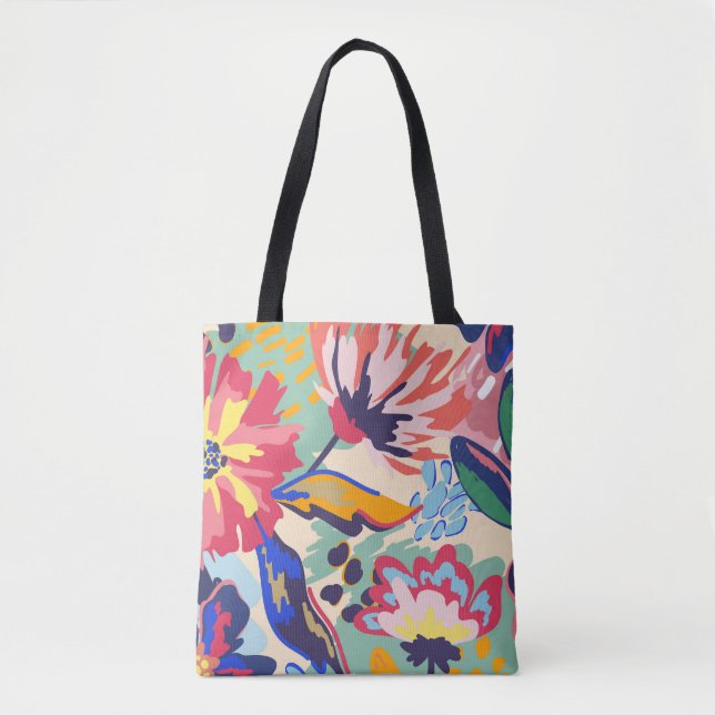 Wald und Rosen Tasche (Vorderseite)