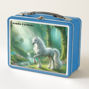 Wald Unicorn Metall Brotdose