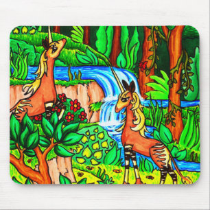 Wald Unicorn Okapi Standard Mouse Pad Mousepad