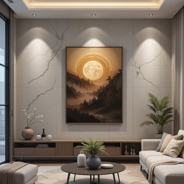 Wald unter Mondlicht Poster (Von Creator hochgeladen)