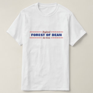 WALD VON DEKAN - mein Zuhause - England; Herzen T-Shirt