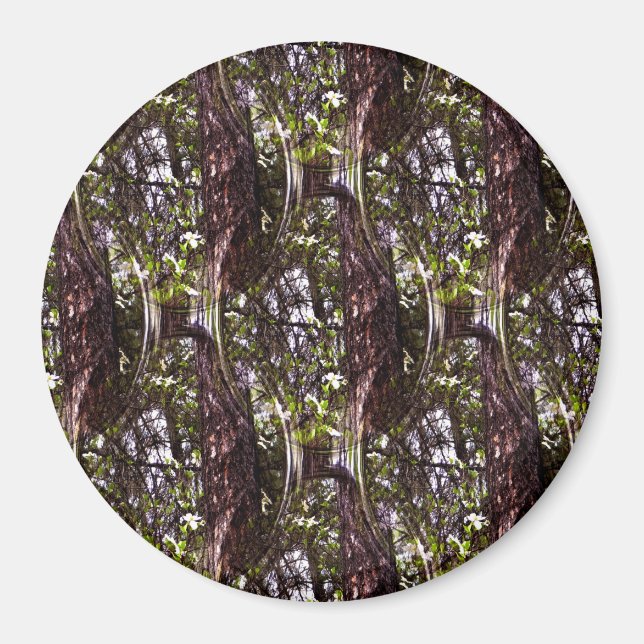 Wald von Dogwoods... Magnet (Vorne)