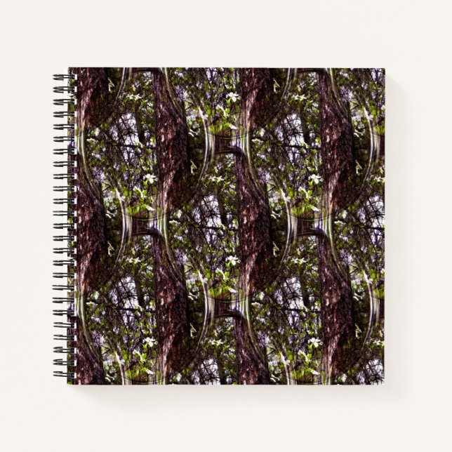 Wald von Dogwoods... Notizbuch (Vorderseite)