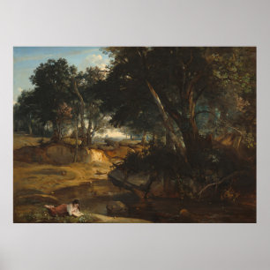 Wald von Fontainebleau Poster