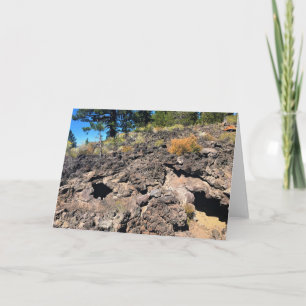 Wald von Lava, Oregon Karte
