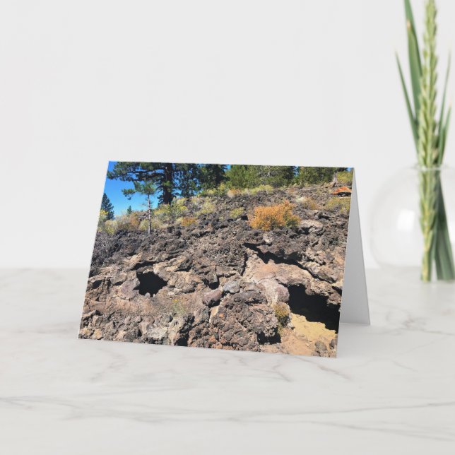 Wald von Lava, Oregon Karte (Vorderseite)