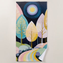 Wald von Lumina Strandtuch