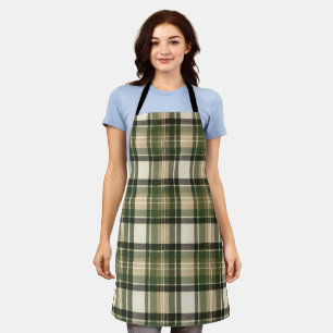 Wald Waldgrün Karo Plaid Schürze