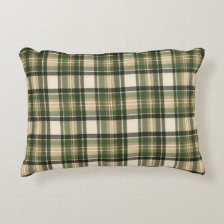 Wald Waldgrün Tartan Karo Dekokissen