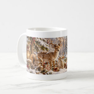Wald-Weihnachts-Tasse Kaffeetasse