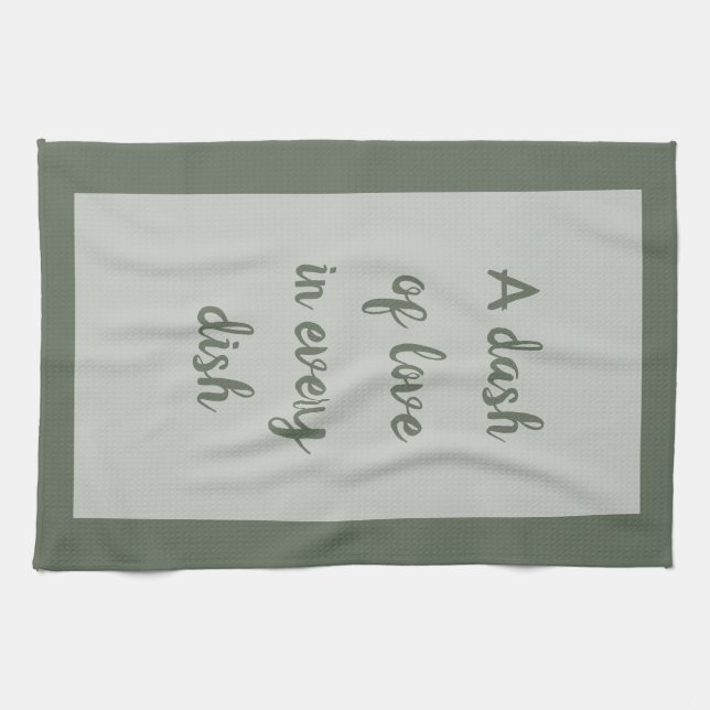 Wald - Weiße Küchentücher (Horizontal)