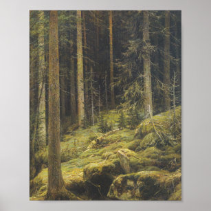 Wald Wilderness von Ivan Shishkin Poster