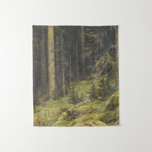 Wald Wilderness von Ivan Shishkin Wandteppich