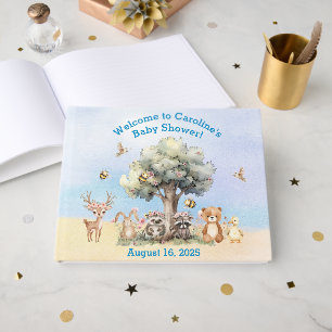 Wald-Wildlife-Baby-Party-Gästebuch Gästebuch