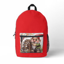 Wald-Wunder-Gnom-Rucksack