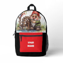 Wald-Zauber-Gnom-Rucksack