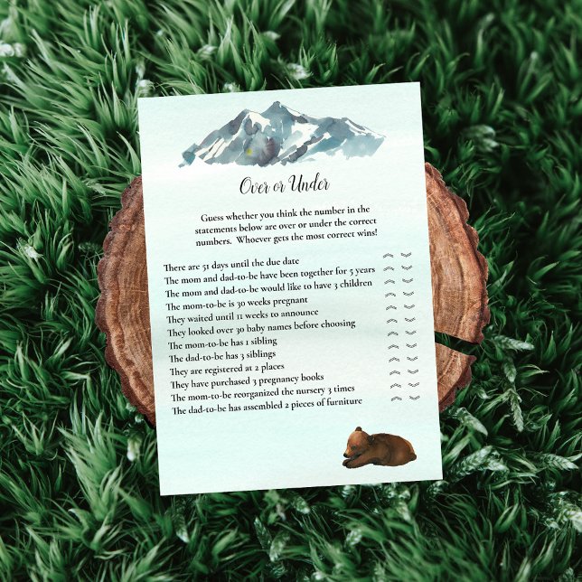 Waldabenteuer auf oder unter Bären Einladung (Von Creator hochgeladen)