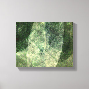 Waldabstrakte moderne Kunst Leinwanddruck